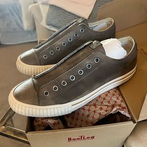 Brand New John Varvatos Leather Brown Leather Sneakers